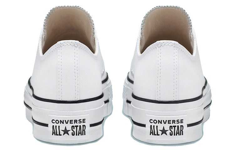 (WMNS) Converse Chuck Taylor All Star Lift Clean Ox 'White' 561680C - 4