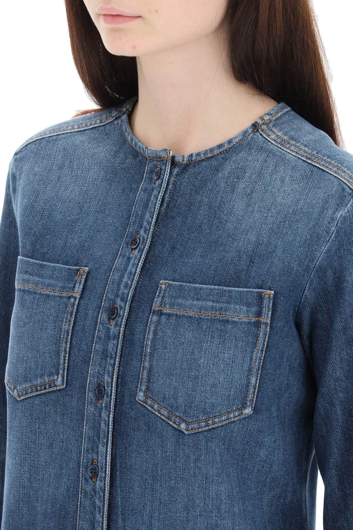 DEDALO DENIM SHIRT - 5