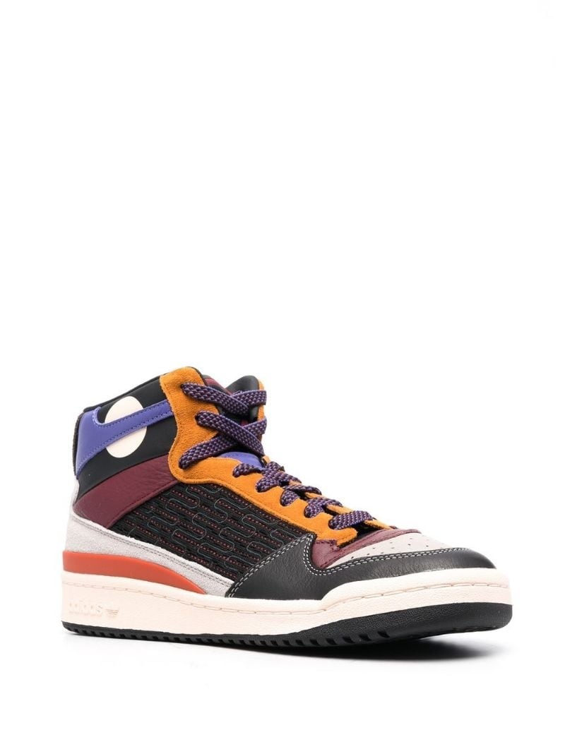 Forum Mid Patchwork high-top sneakers - 2