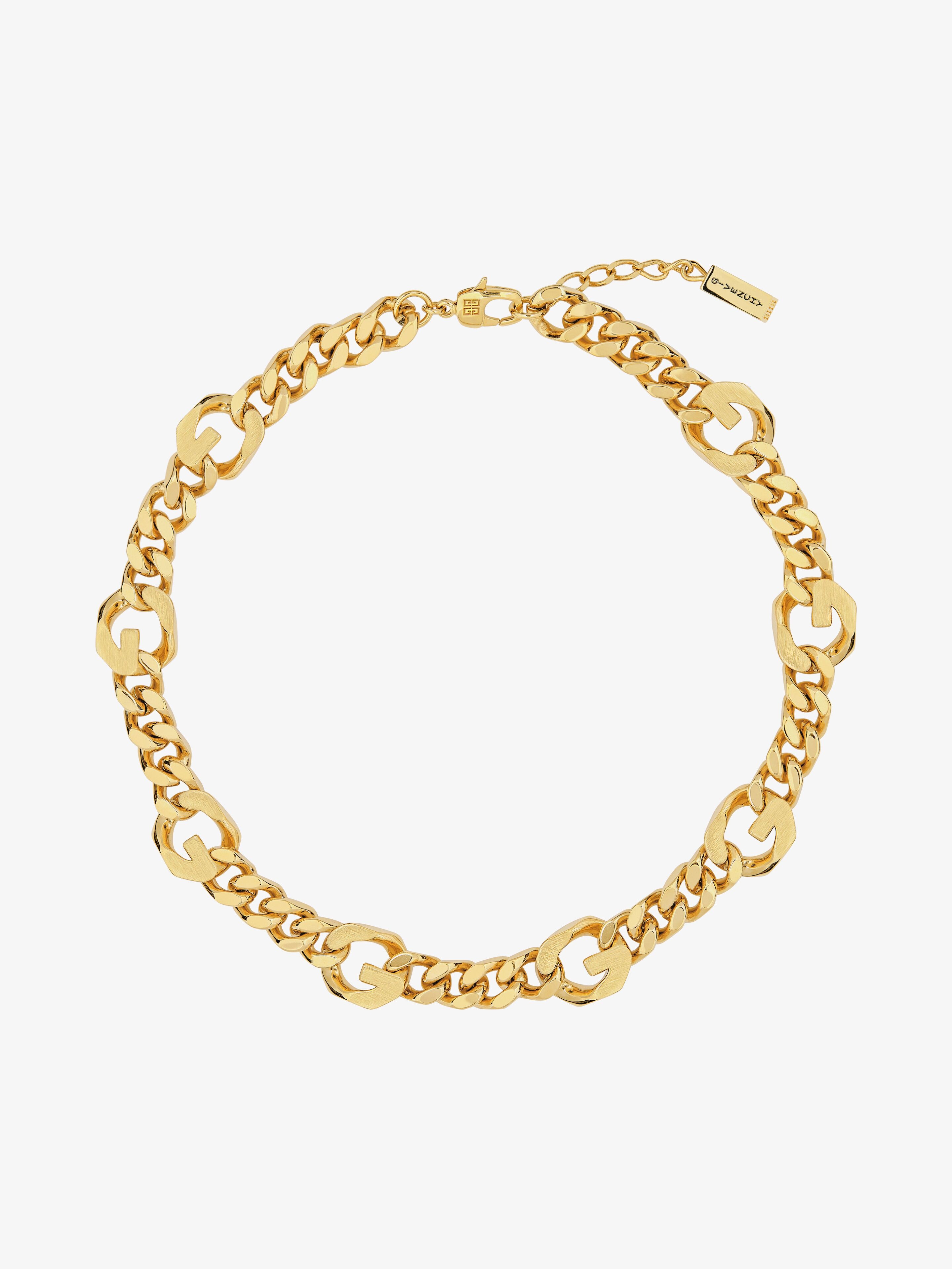 G CHAIN NECKLACE IN METAL - 1