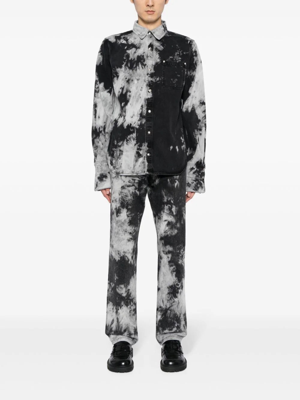 TIE-DYE DENIM SHIRT - 2