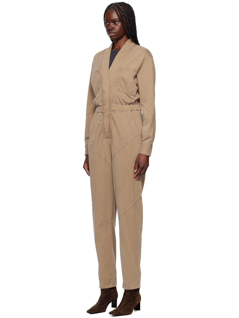 Isabel Marant Étoile Khaki Remady Jumpsuit outlook