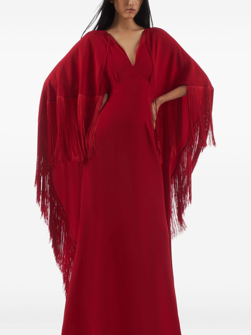1974 fringe cape dress 4