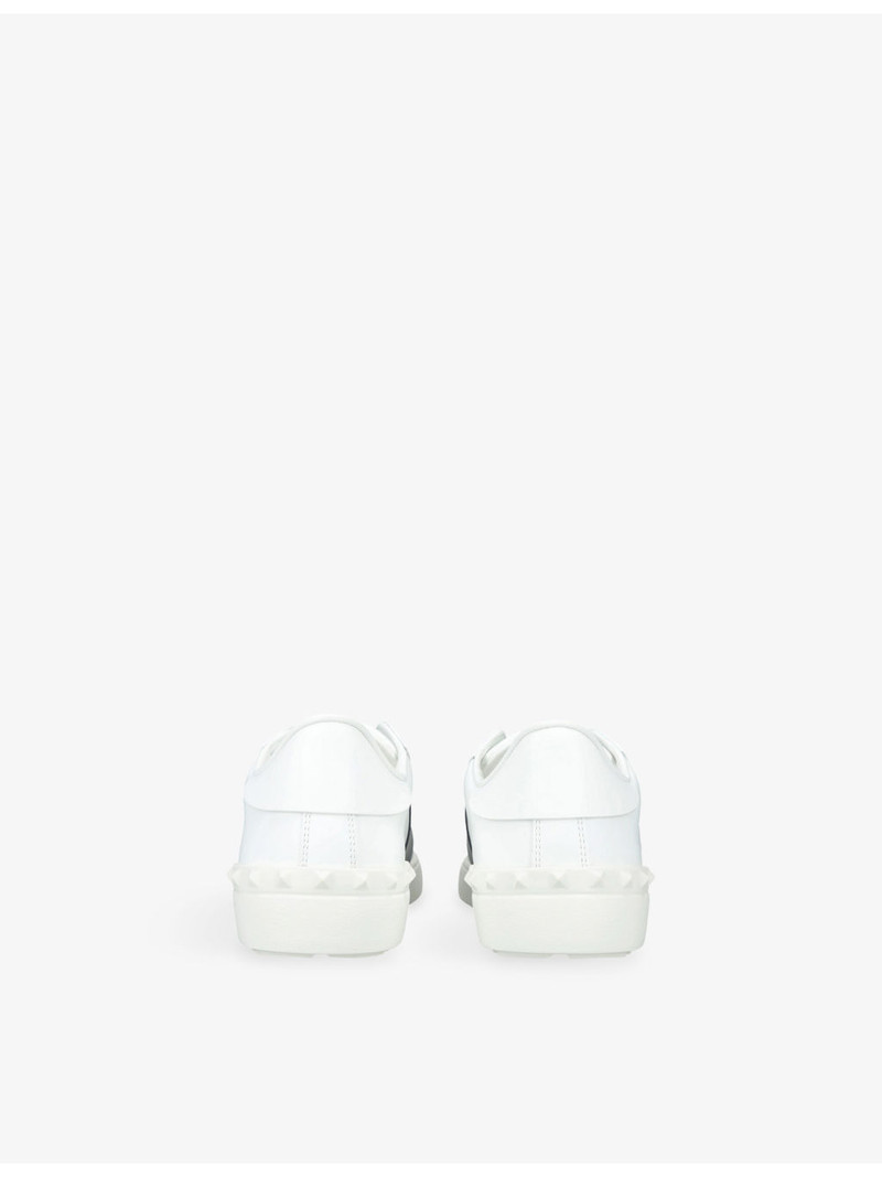 Valentino Open Leather Trainers outlook