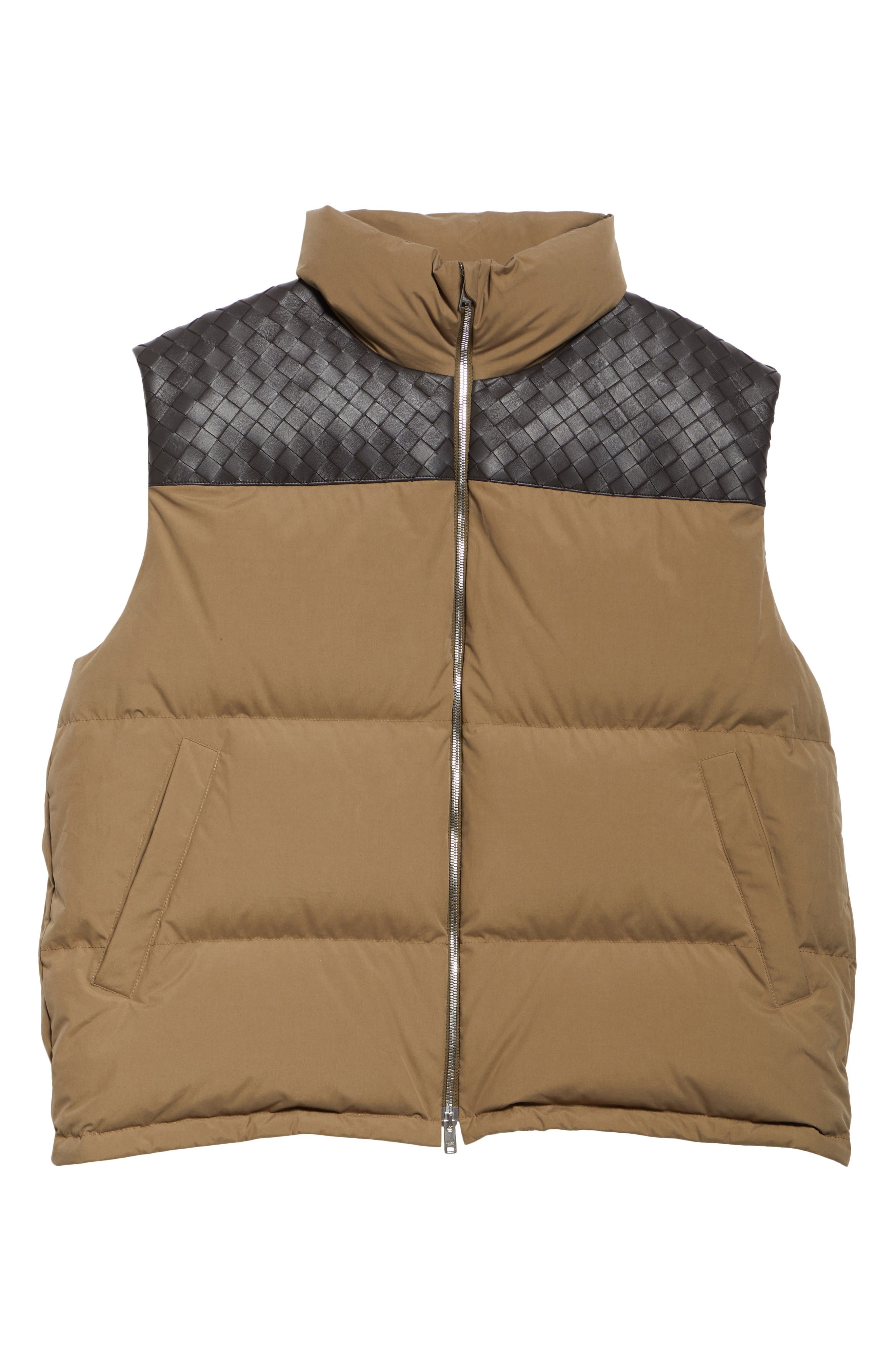 Bottega Veneta Mixed Media Down Puffer Vest in 9523 Liana at Nordstrom - 7