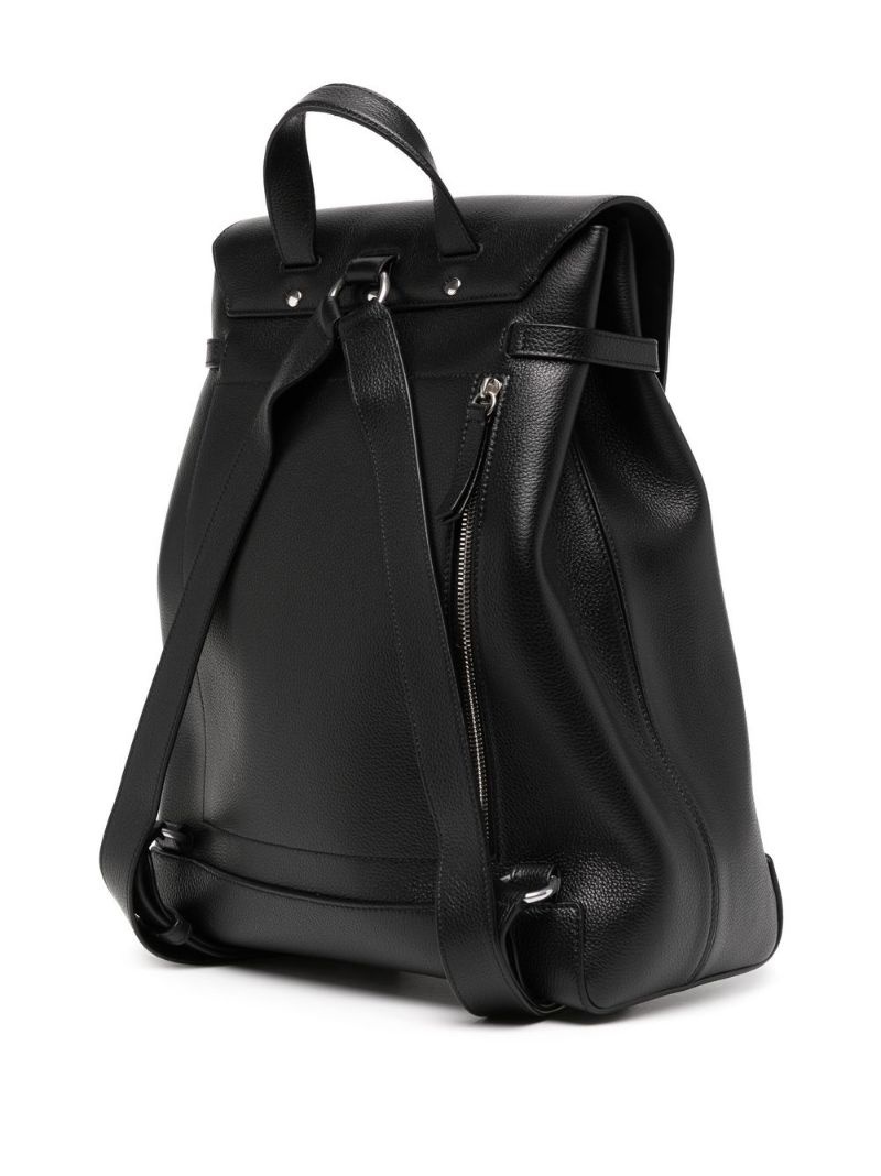 Chiltern logo-embossed backpack - 3