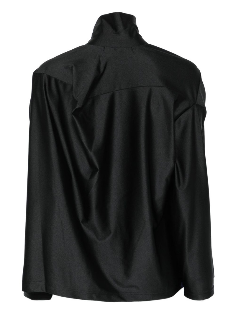 Junya Watanabe high-neck draped top outlook