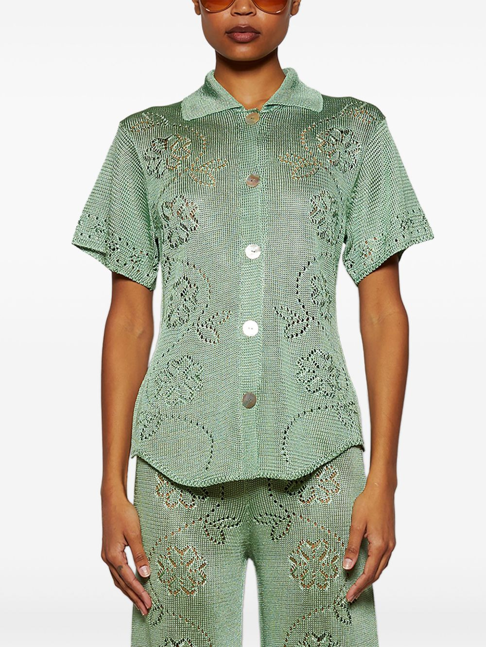 Vine Floral shirt - 3