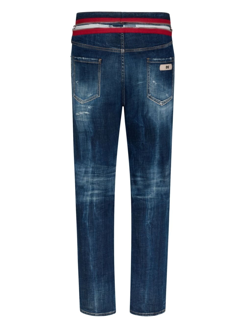 ripped slim-fit jeans - 2