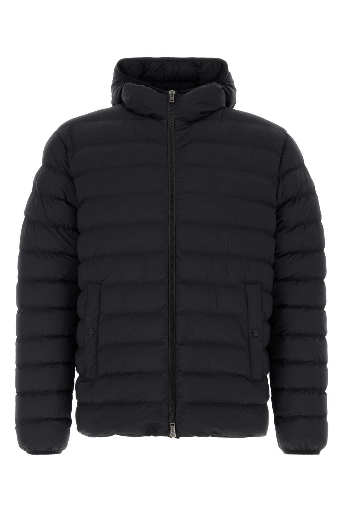 Herno Men Midnight Blue Stretch Nylon Jacket - 1