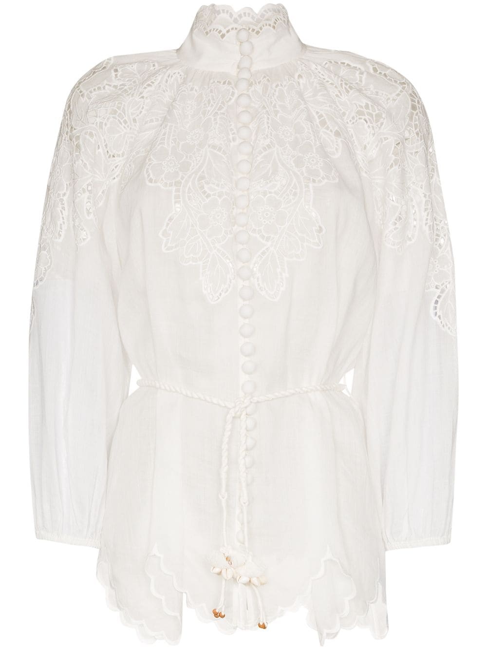 broderie anglaise blouse - 1