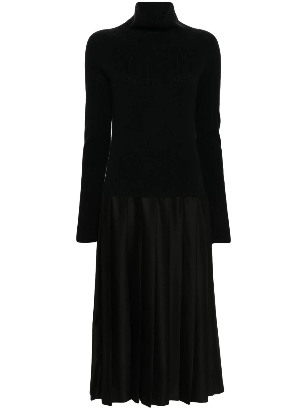 pleated maxi dress - 1