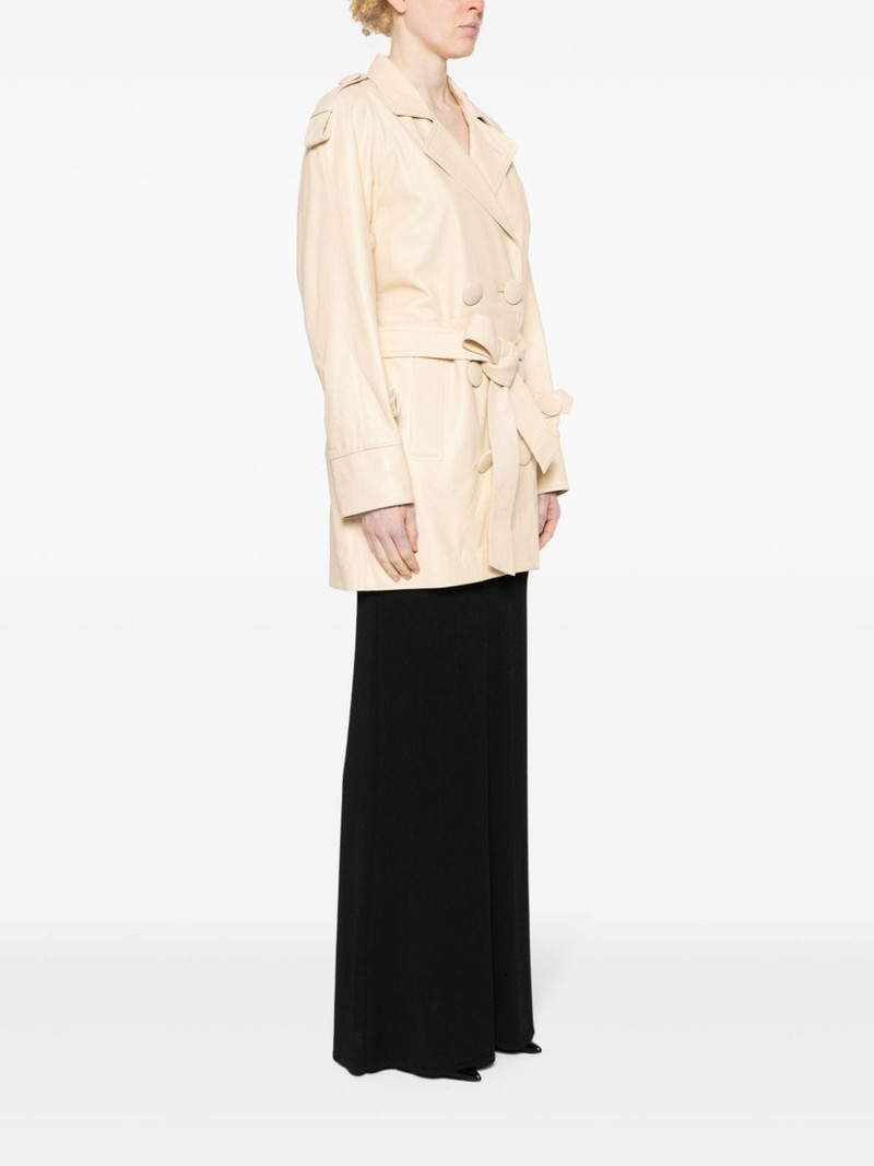 double-breasted leather coat 3