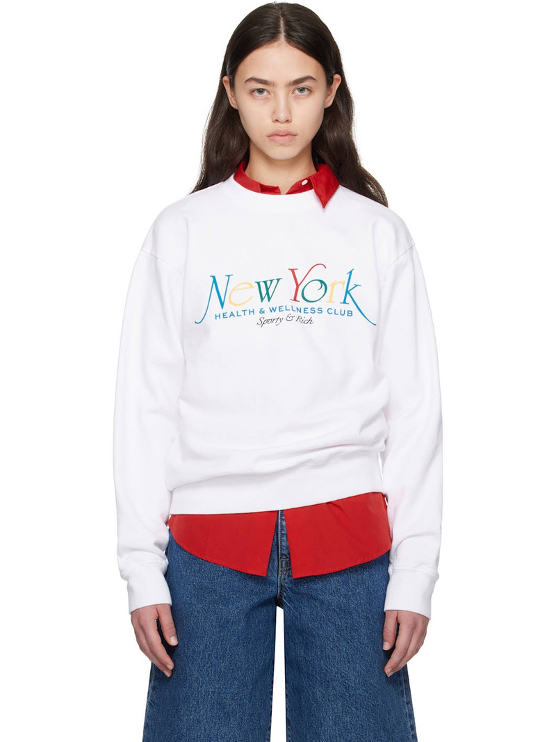 Sporty & Rich NY 94 Crew Sweatshirt 1