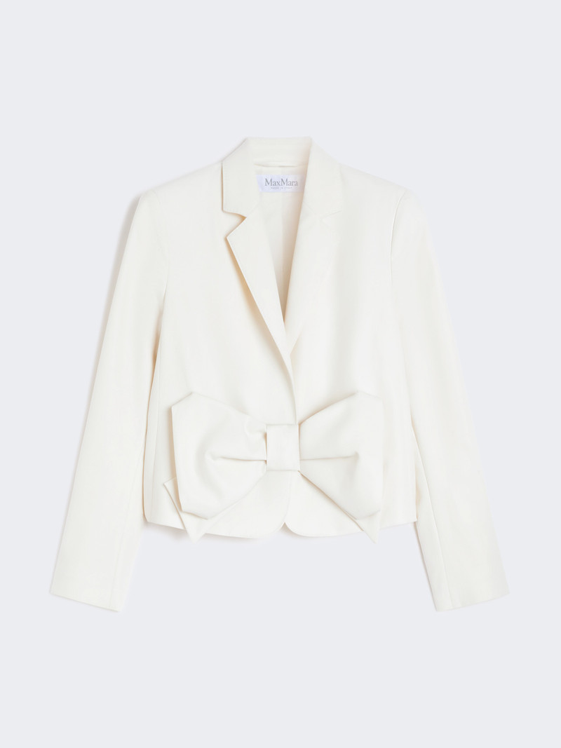 ASTURIE Cotton twill cropped jacket 1