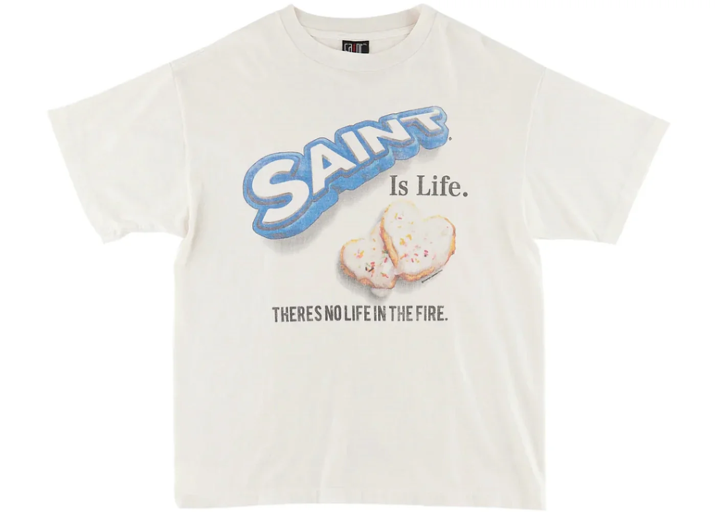 Saint Mxxxxxx Oreo T-Shirt Vintage White - 1