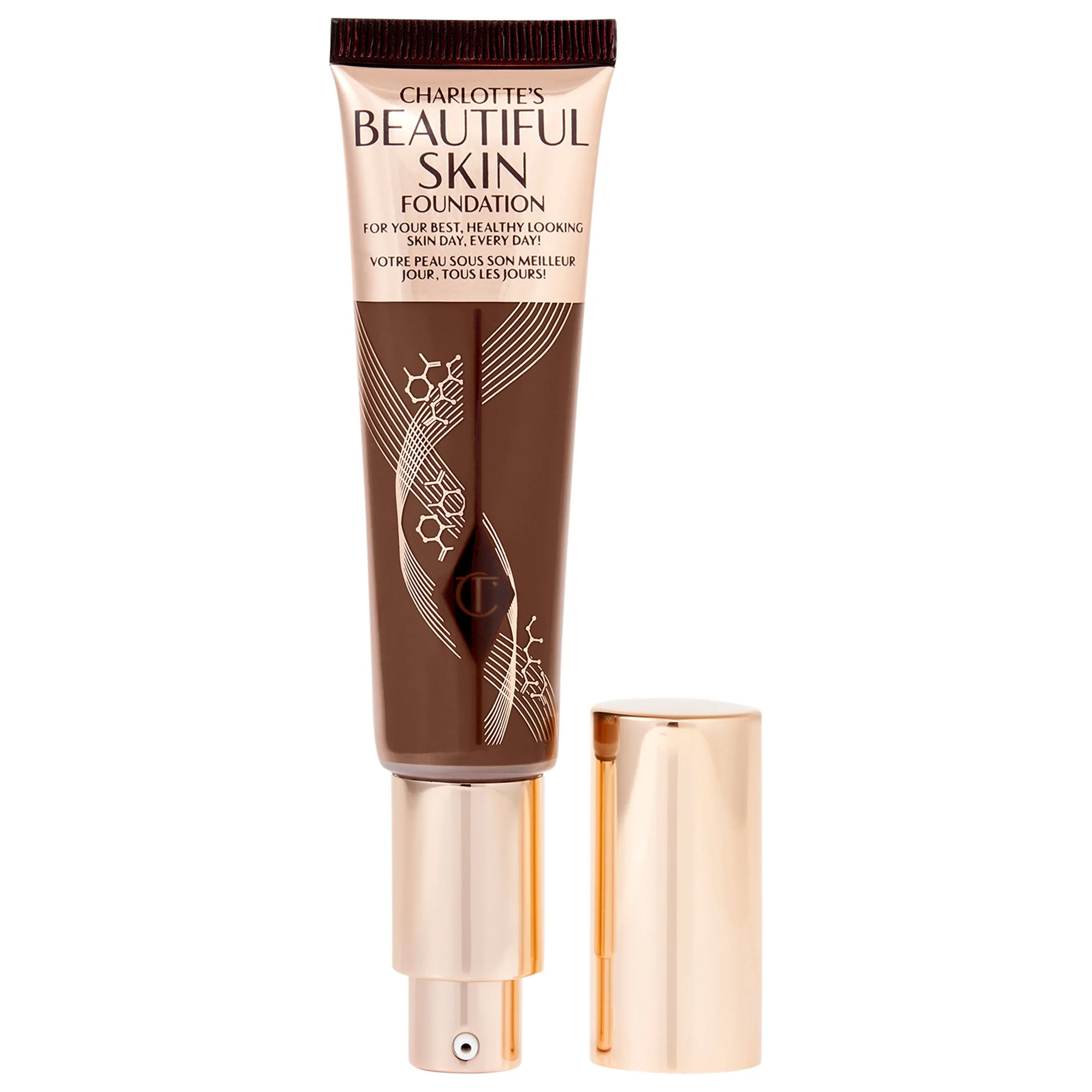 Beautiful Skin Medium Coverage Liquid Foundation with Hyaluronic Acid - 1