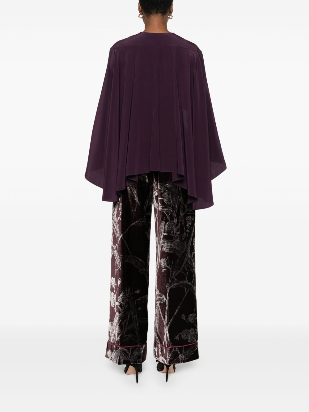 ruffled overlay top - 4