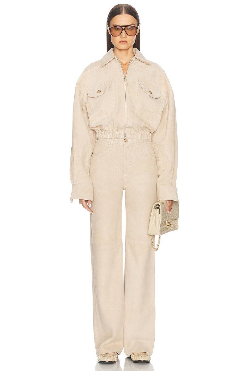 HELSA Suede Bomber Jacket outlook