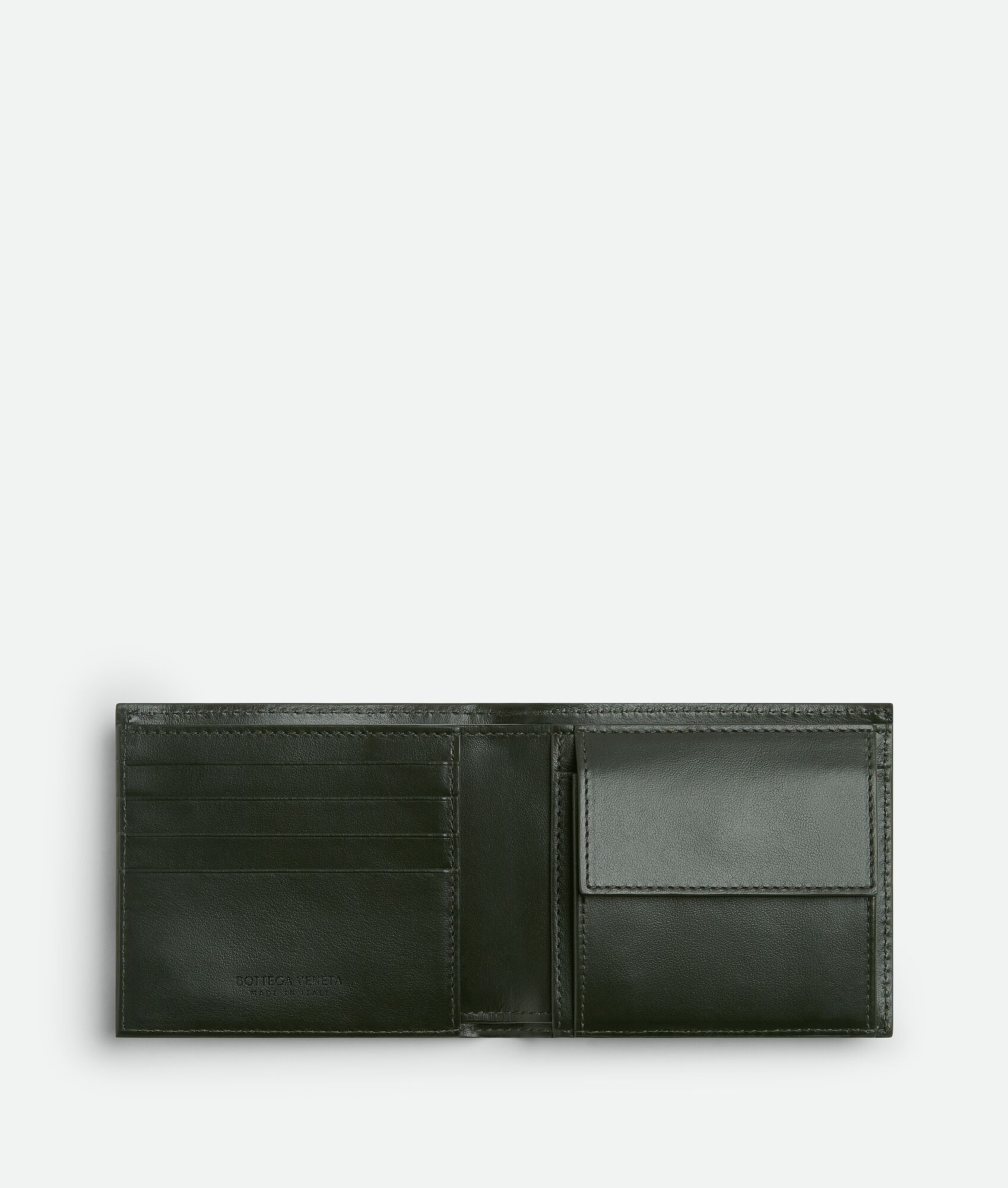 Intrecciato Bi-Fold Wallet With Coin Purse - 2