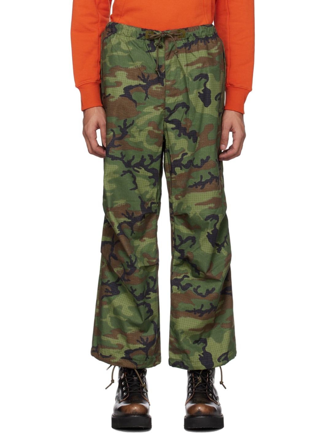 Green Camouflage Trousers - 1