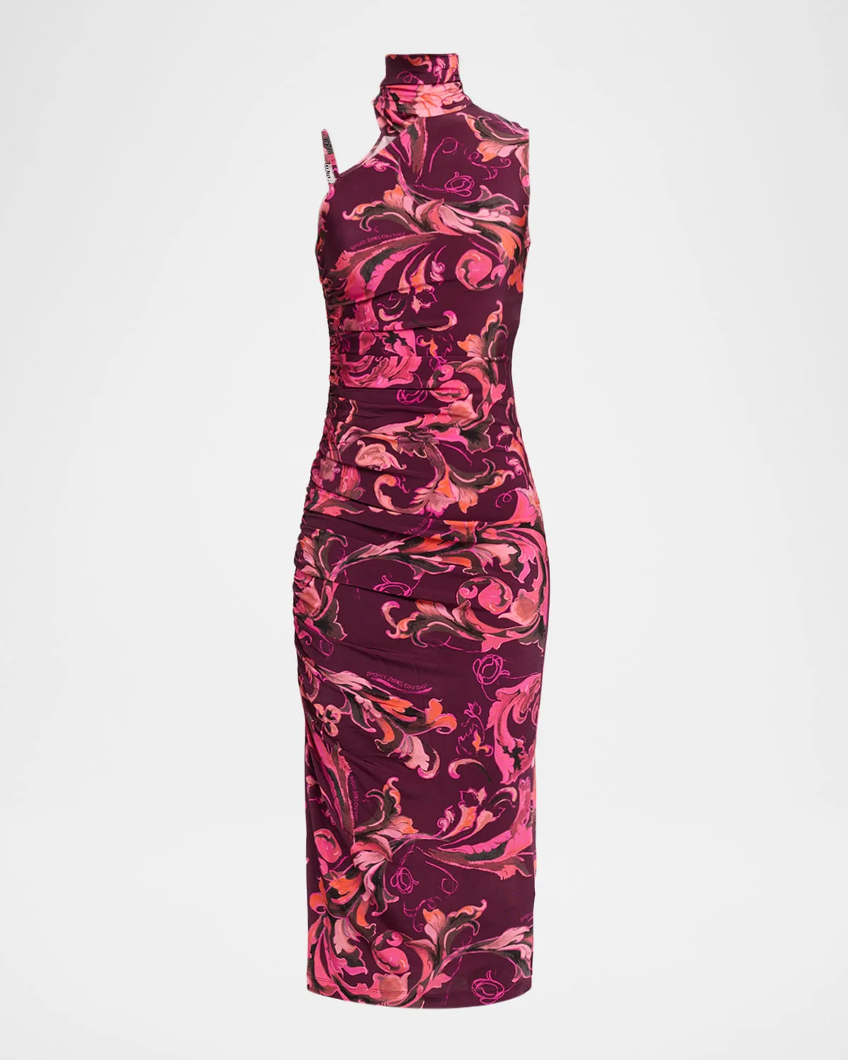 Porcelain Barocco Sleeveless Jersey Midi Dress - 1