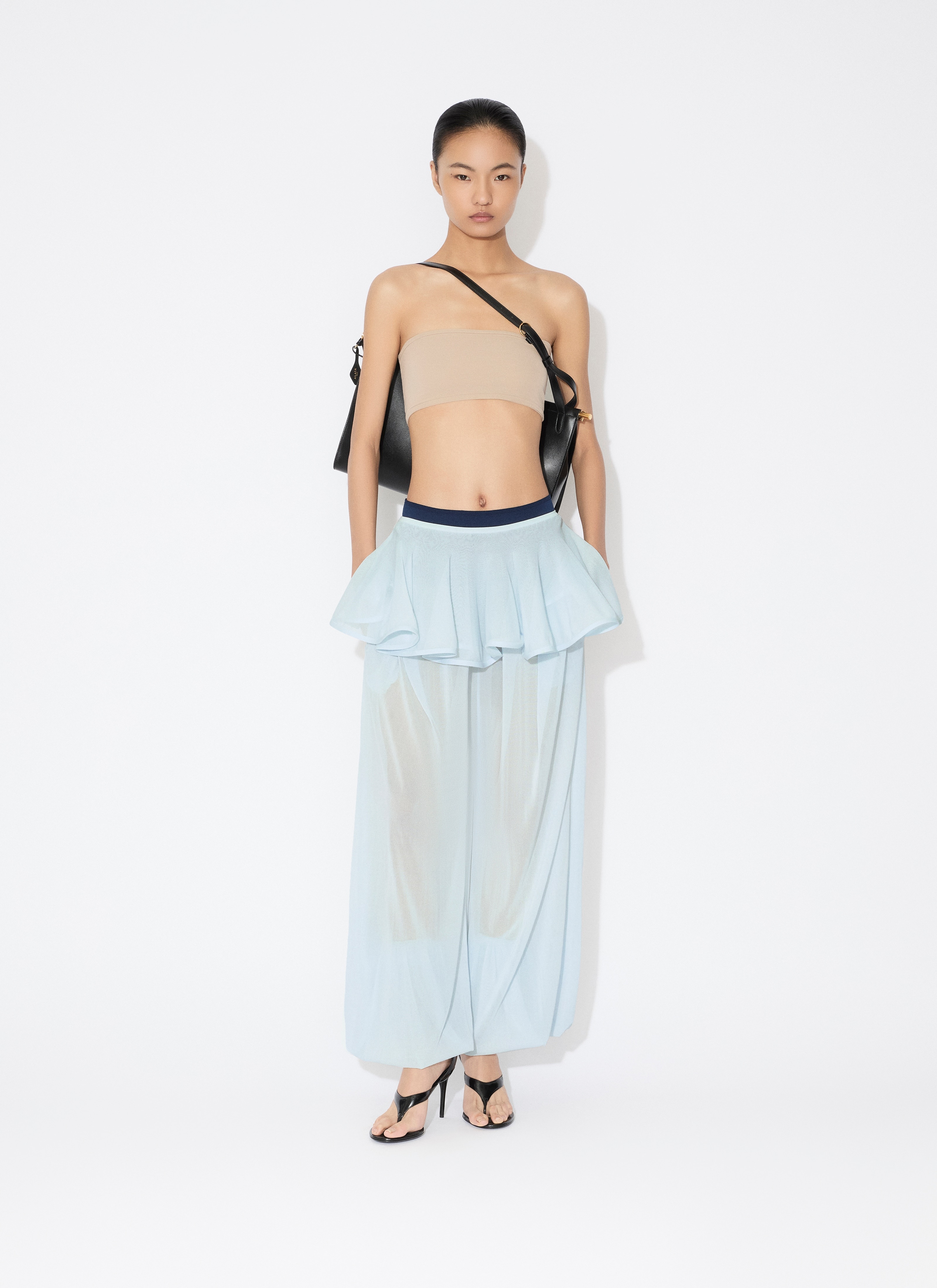 KNIT PEPLUM PANTS - 2