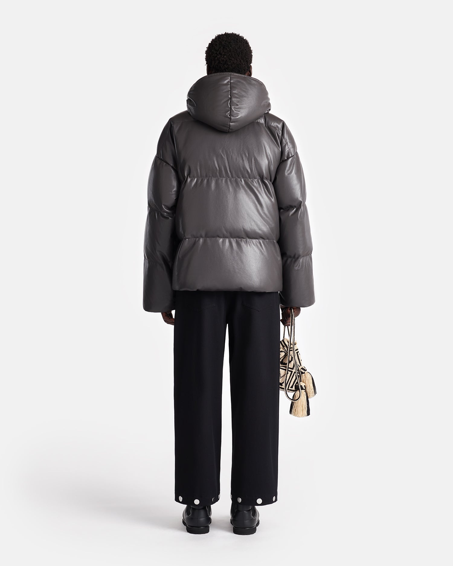 Okobor™ Alt-Leather Puffer Jacket - 3
