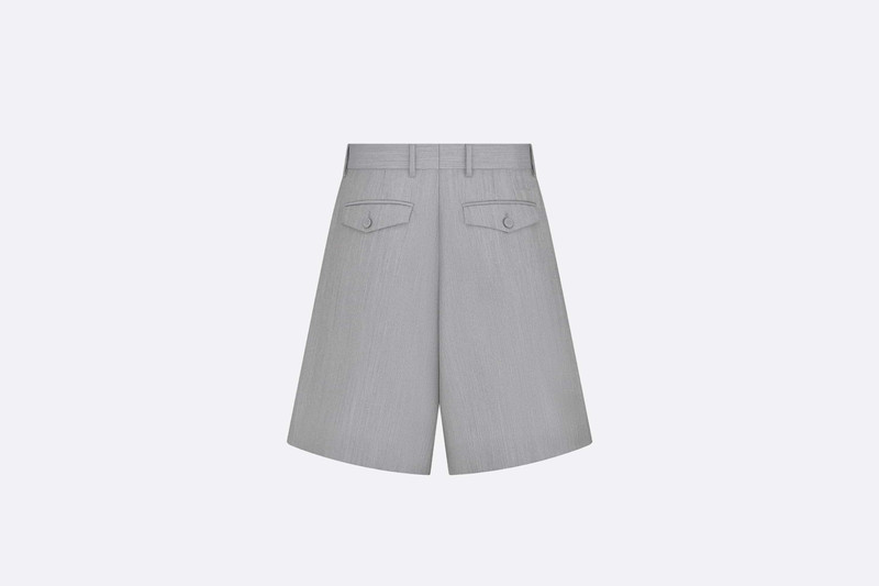 Dior Dior Embroidered Wide-Leg Bermuda Shorts outlook