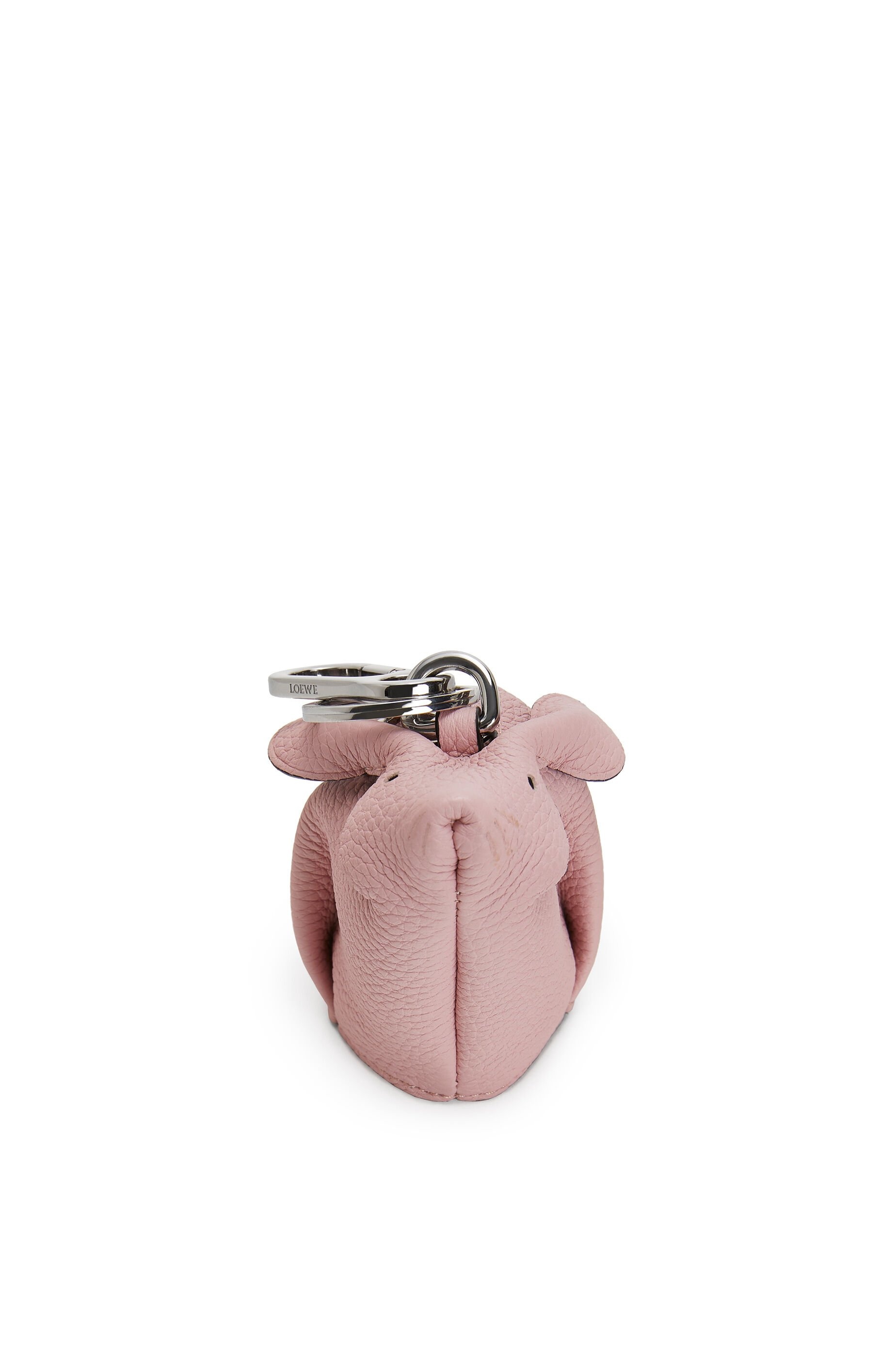 Bunny charm in soft grained calfskin - 4