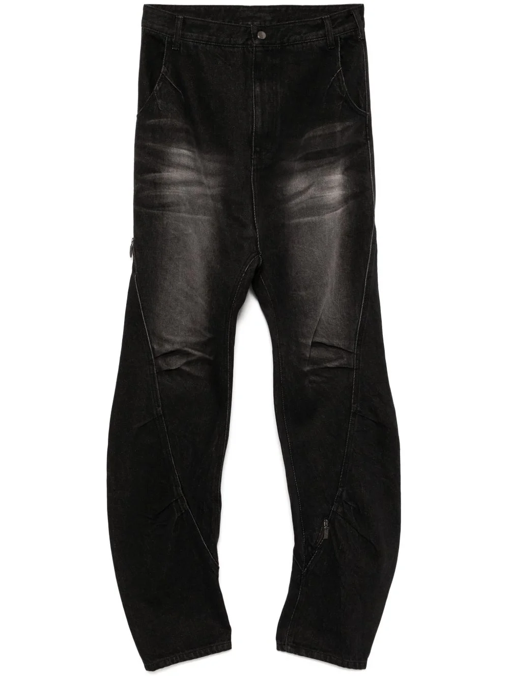 curved fit jeans - 1