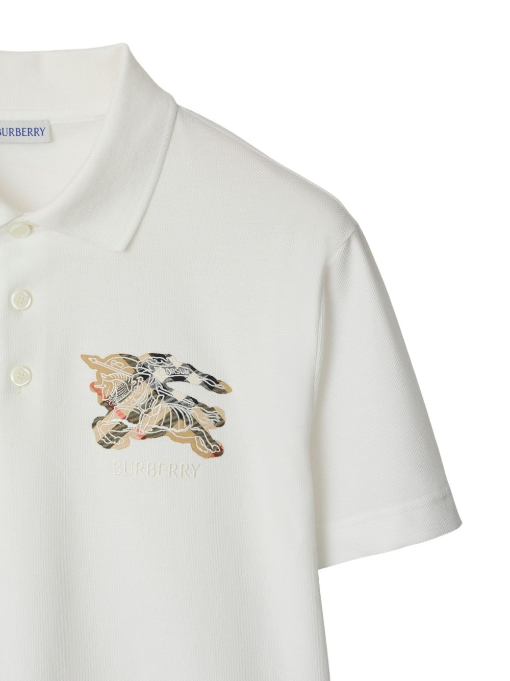 Equestrian Knight-check polo shirt - 2