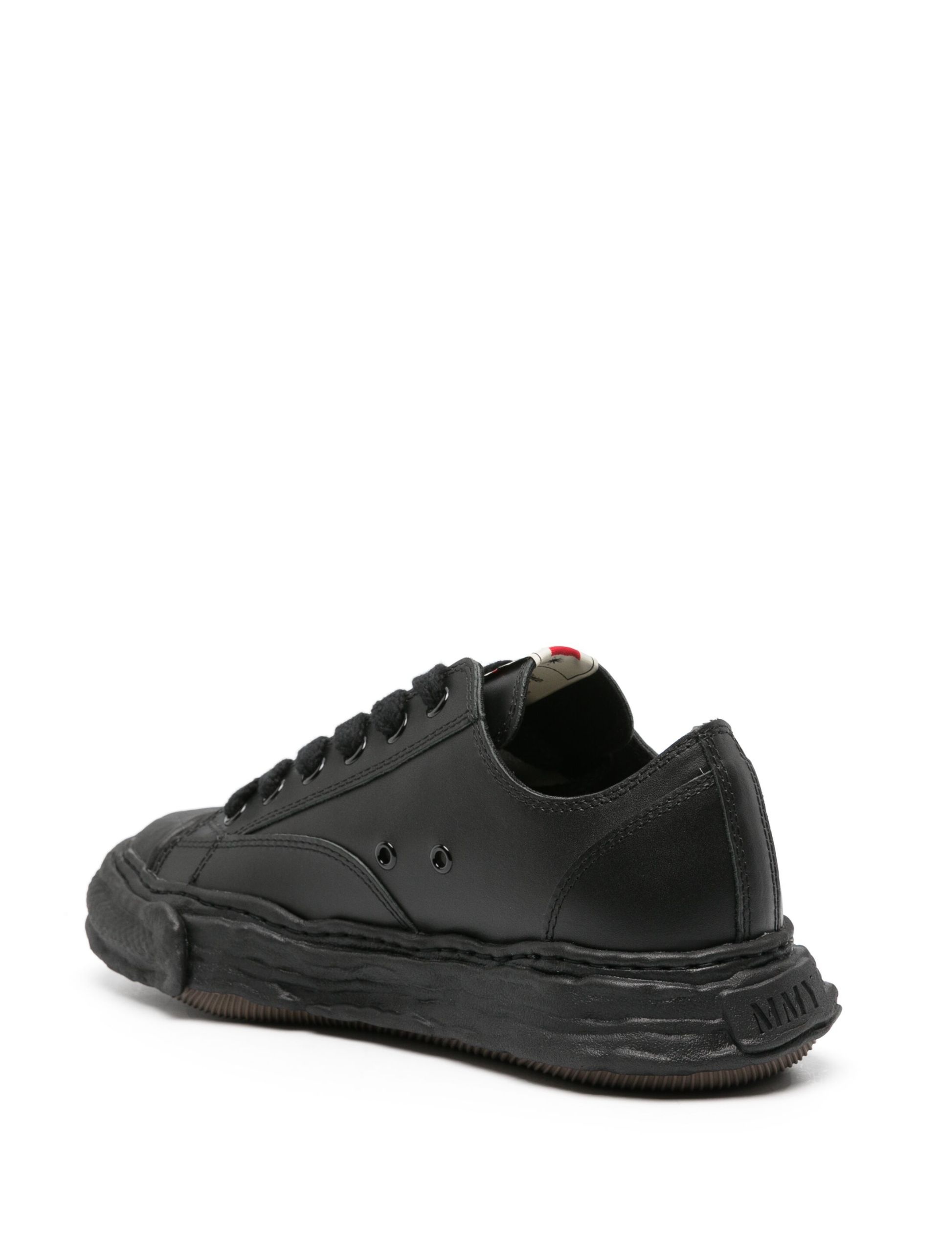 Black Peterson 23 Original Sole Leather Sneakers - 3