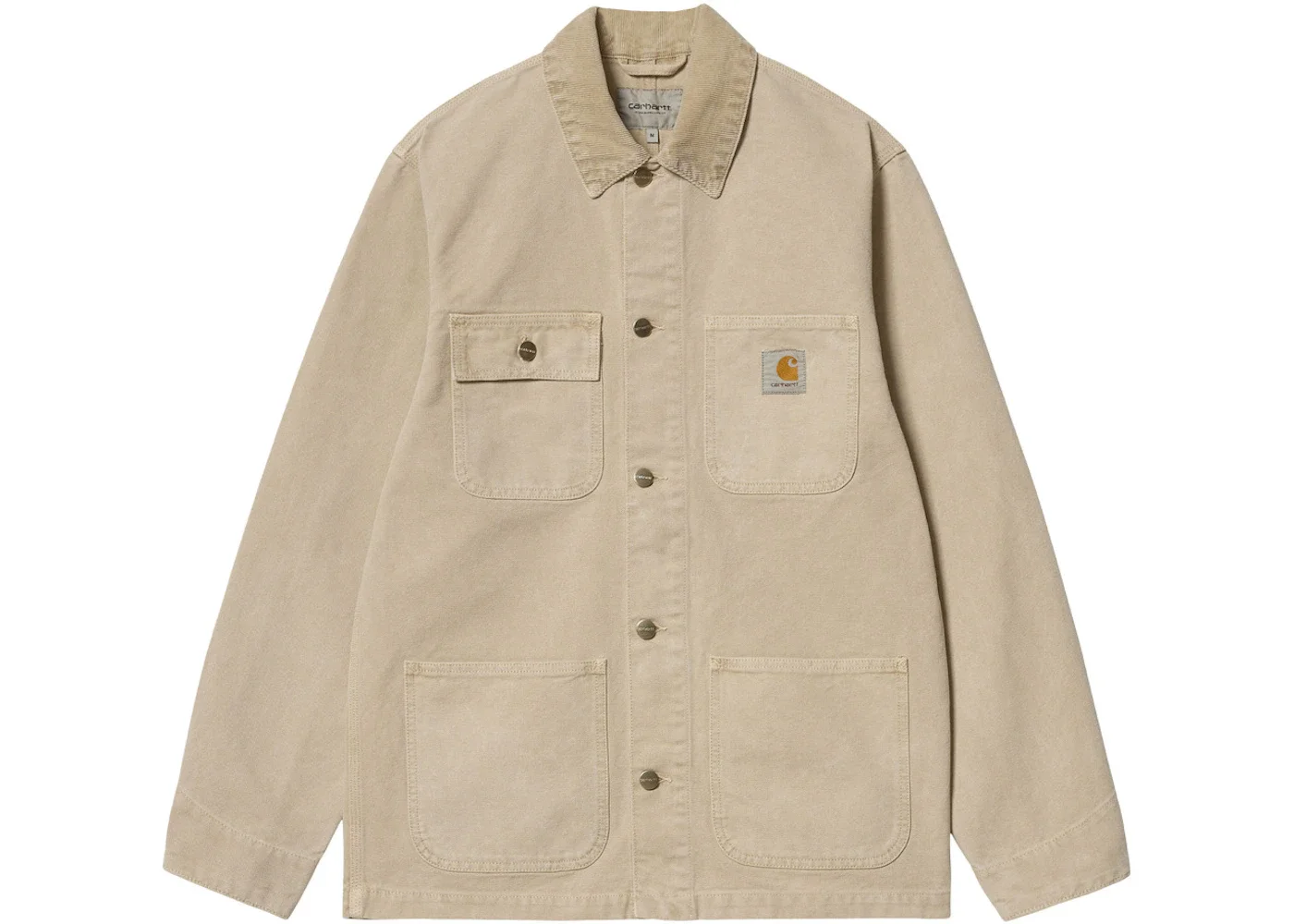 Carhartt WIP Michigan Dearborn Canvas 12oz (Summer) Coat Dusty H Brown (Faded) - 1