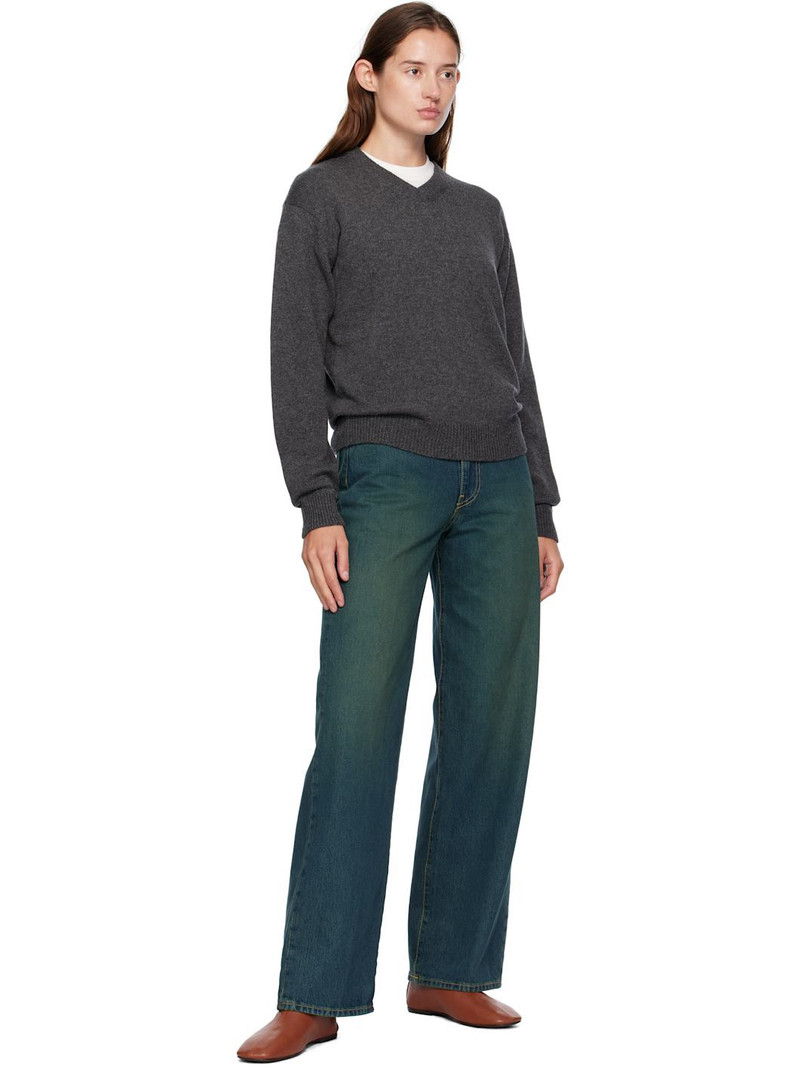 6397 Blue Wide Jeans outlook