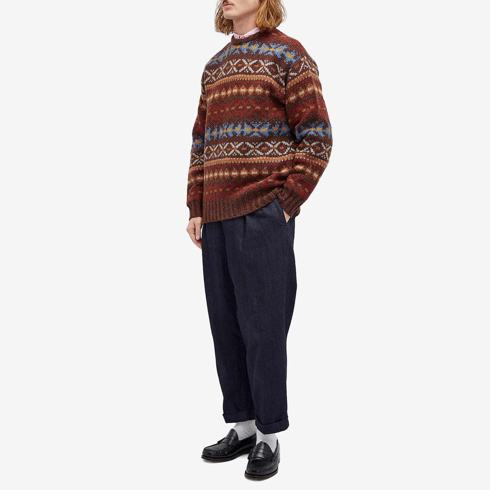 Beams Plus Fair Isle Jumper - 4