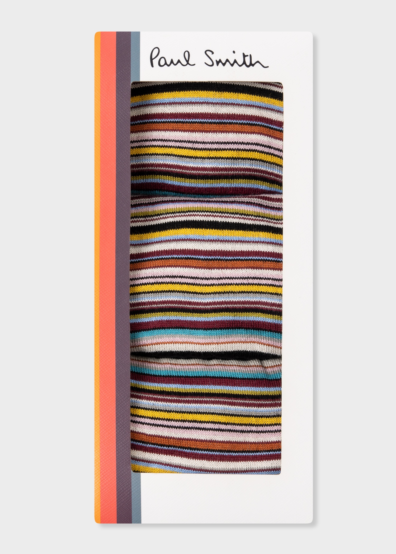 Women's Three Pack 'Signature Stripe' Socks & 'Signature Stripe' Notebook Gift Set - 6