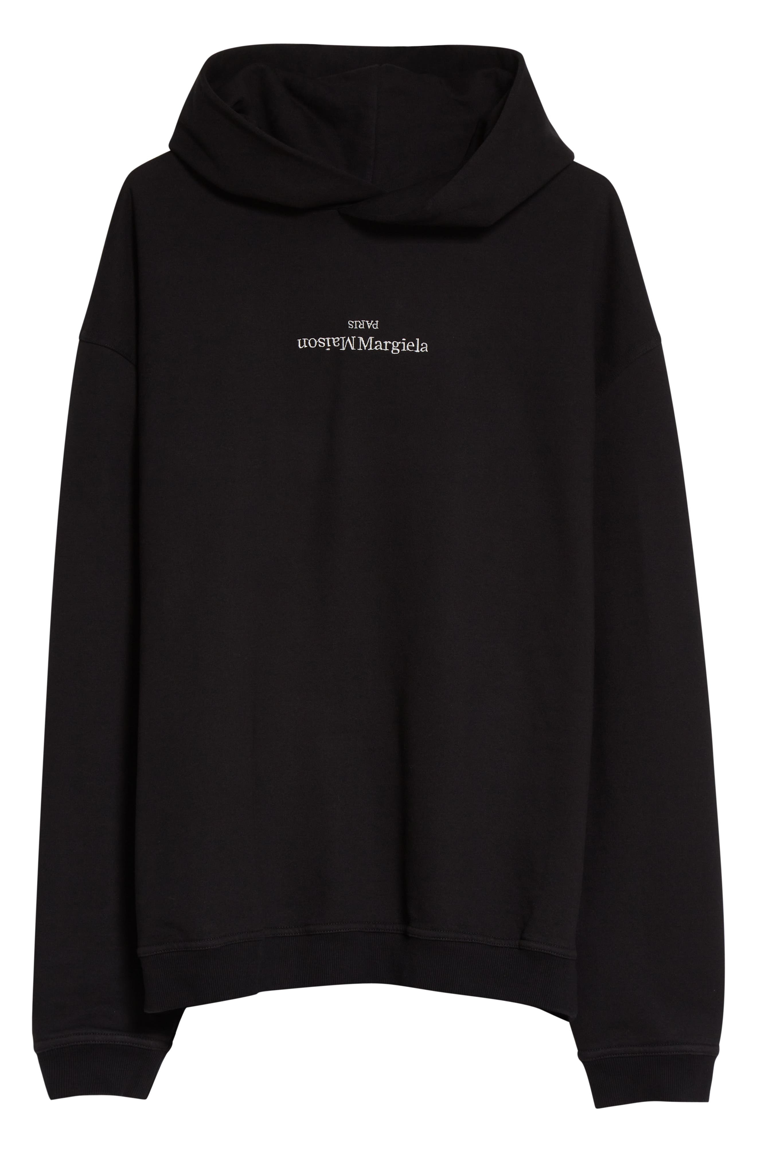 Embroidered Logo Cotton Hoodie - 5