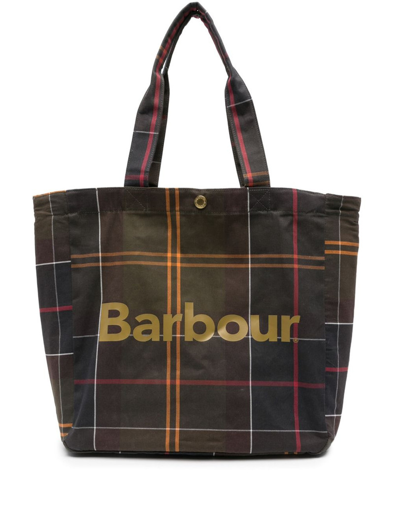 tartan-plaid tote bag 1