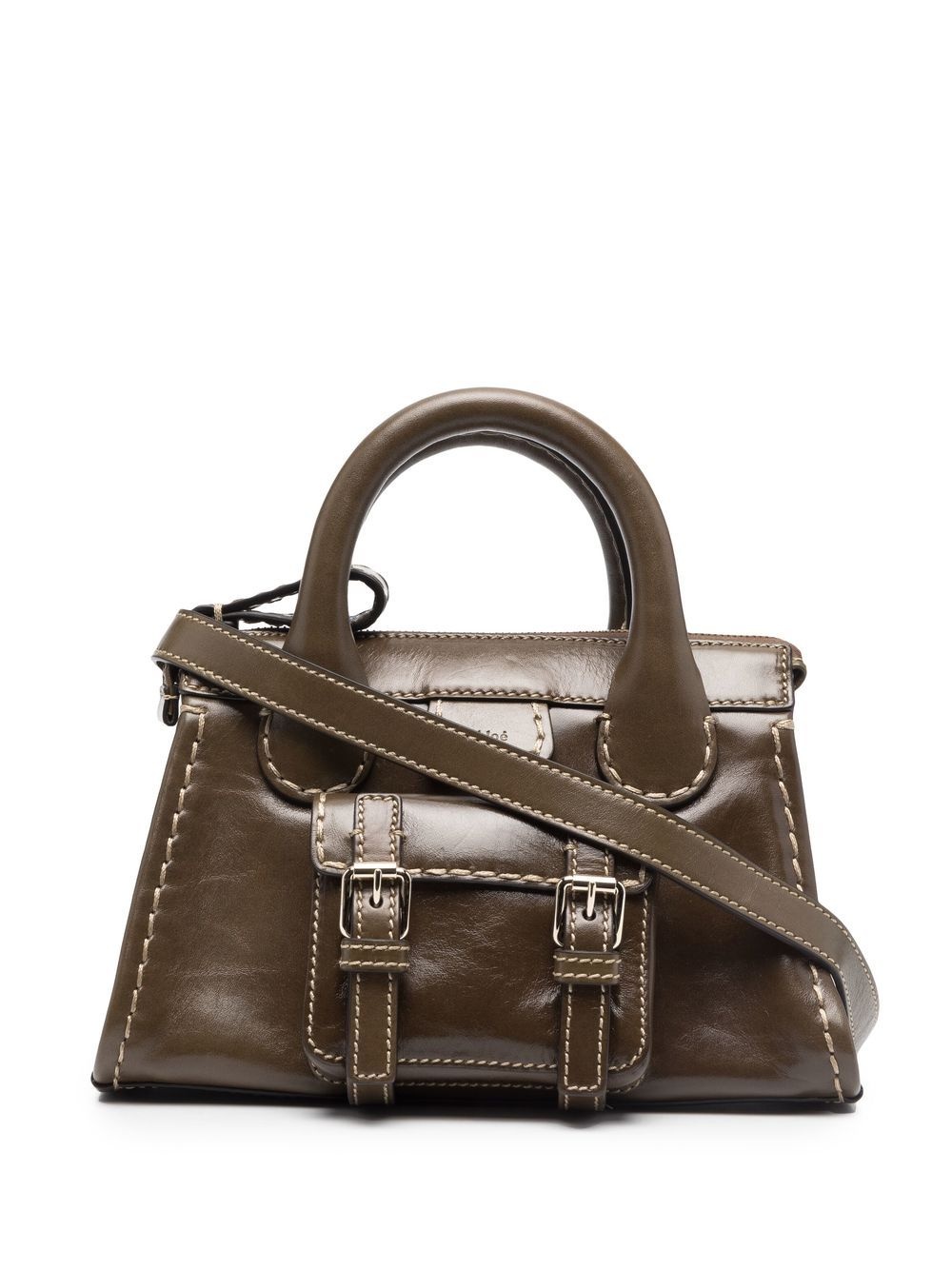 Edith leather handbag - 1