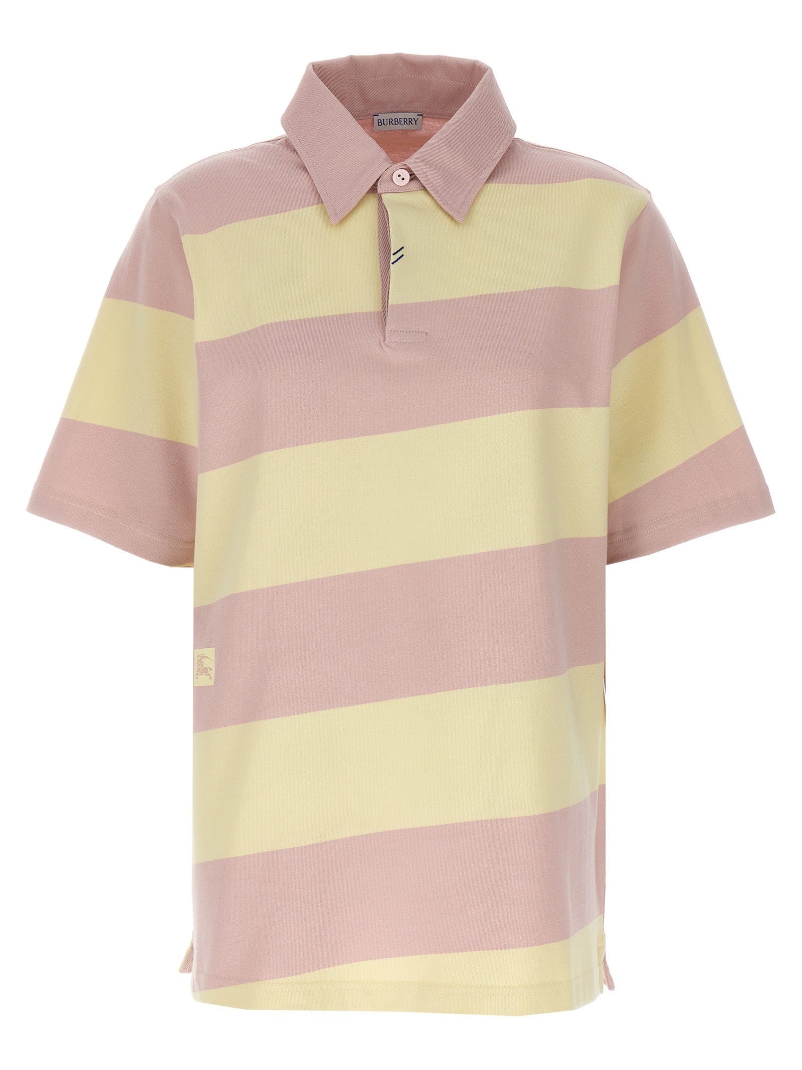 Burberry Logo Striped Polo Shirt - 1