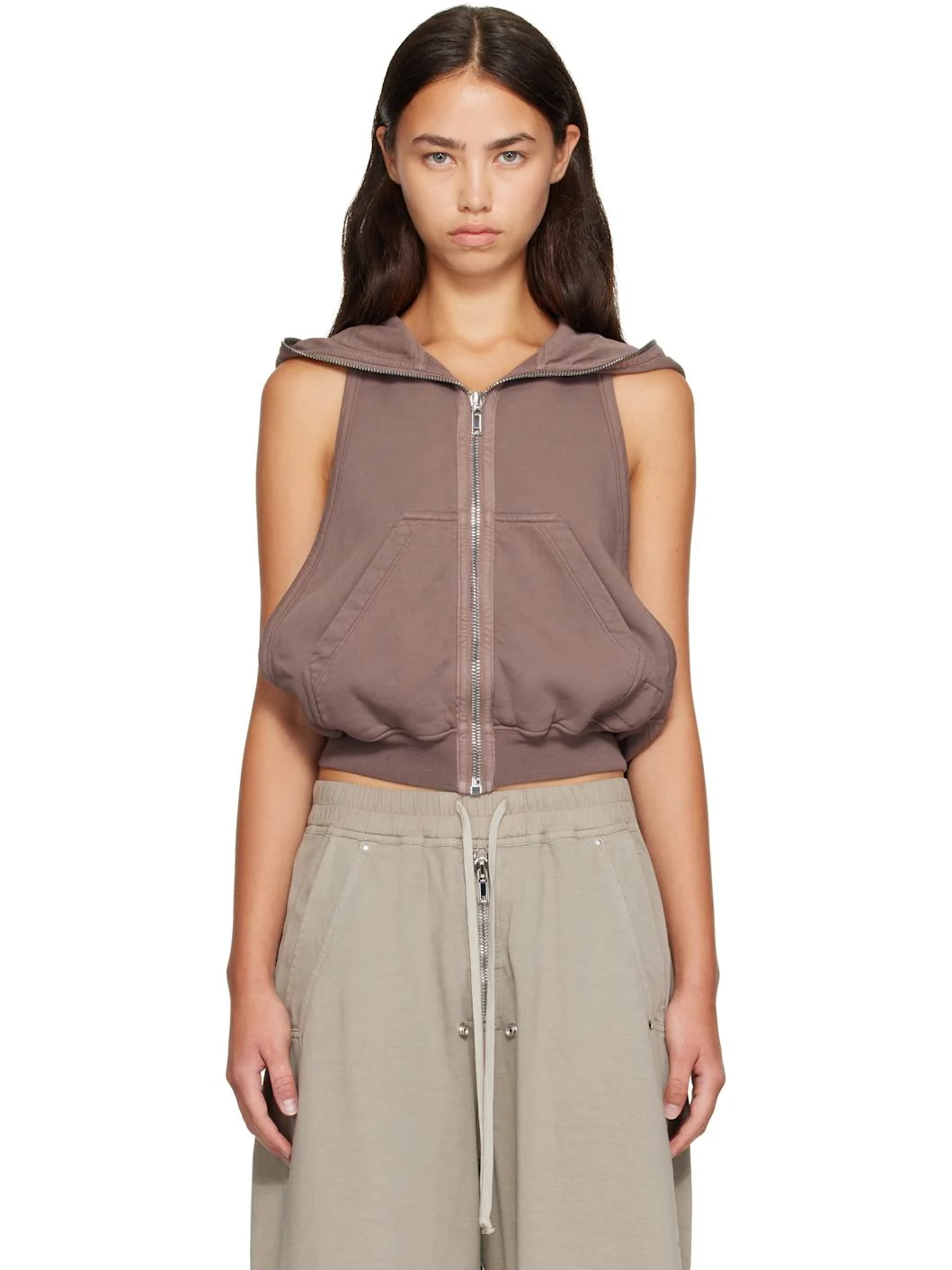Taupe Tower Cyclops SL Hoodie - 1