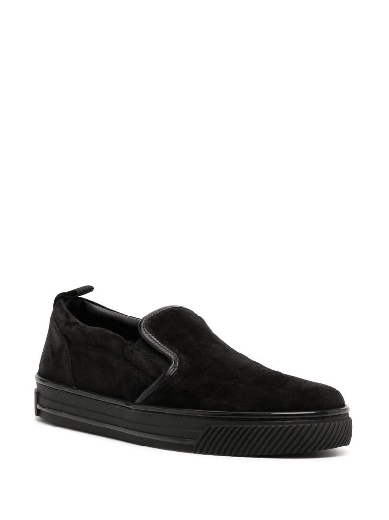 suede slip-on loafers - 2