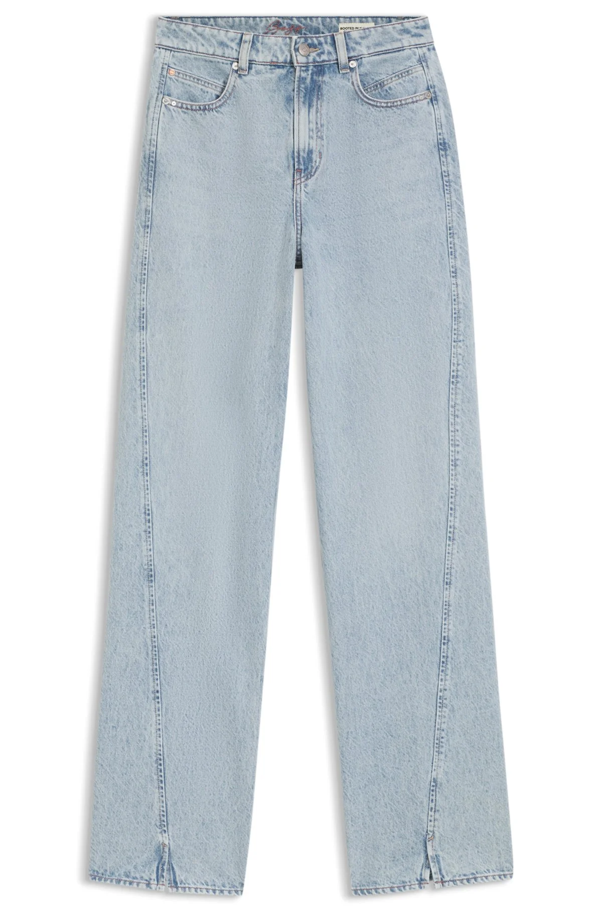 HIGH-RISE WIDE-LEG JEANS - 1