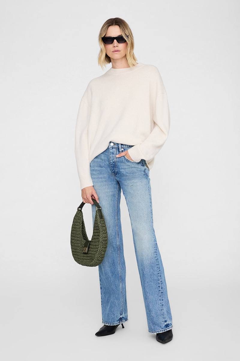 ANINE BING Lou Bag Monogram - Olive outlook