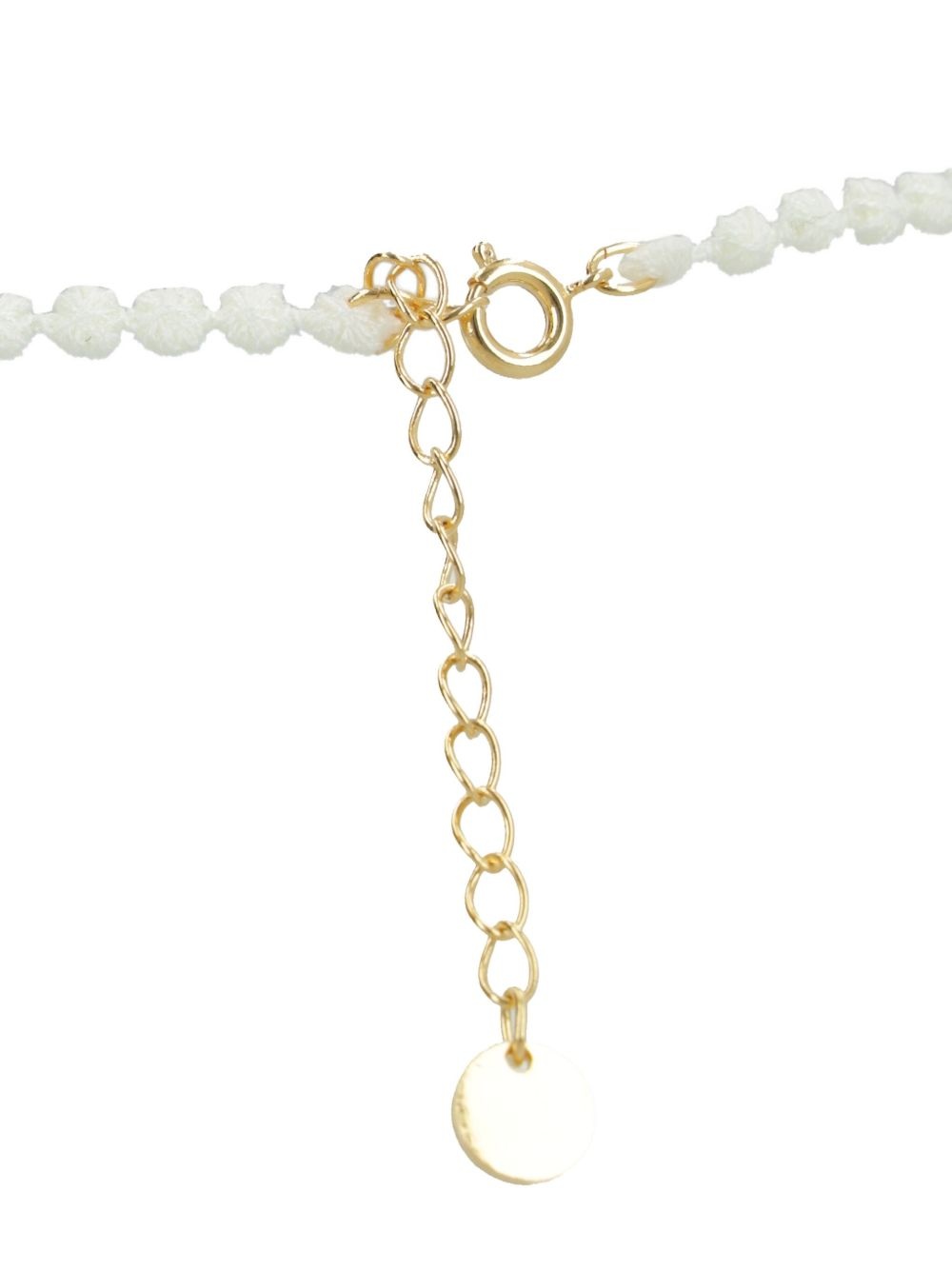bead-embellished crochet necklace - 3