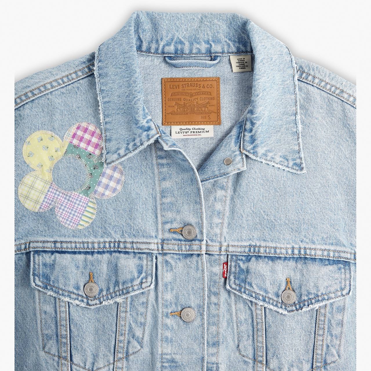 90S PATCHWORK TRUCKER JACKET - 7