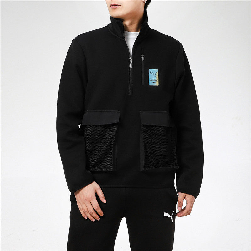 Puma Sports Jacket 'Black Yellow' 531449-01 - 3
