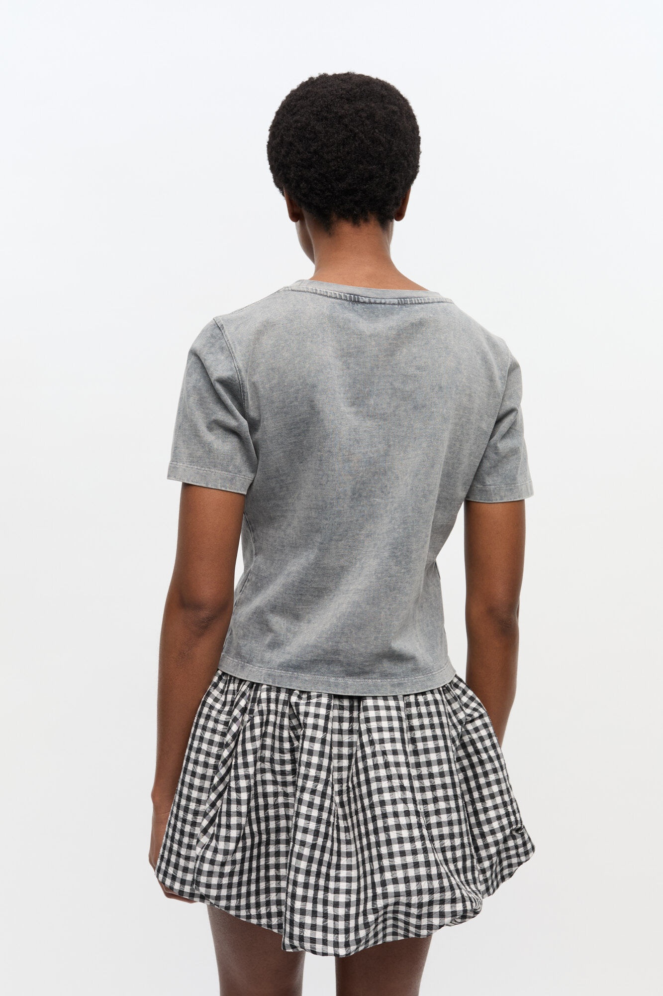 GREY WASHED HEART T-SHIRT - 4