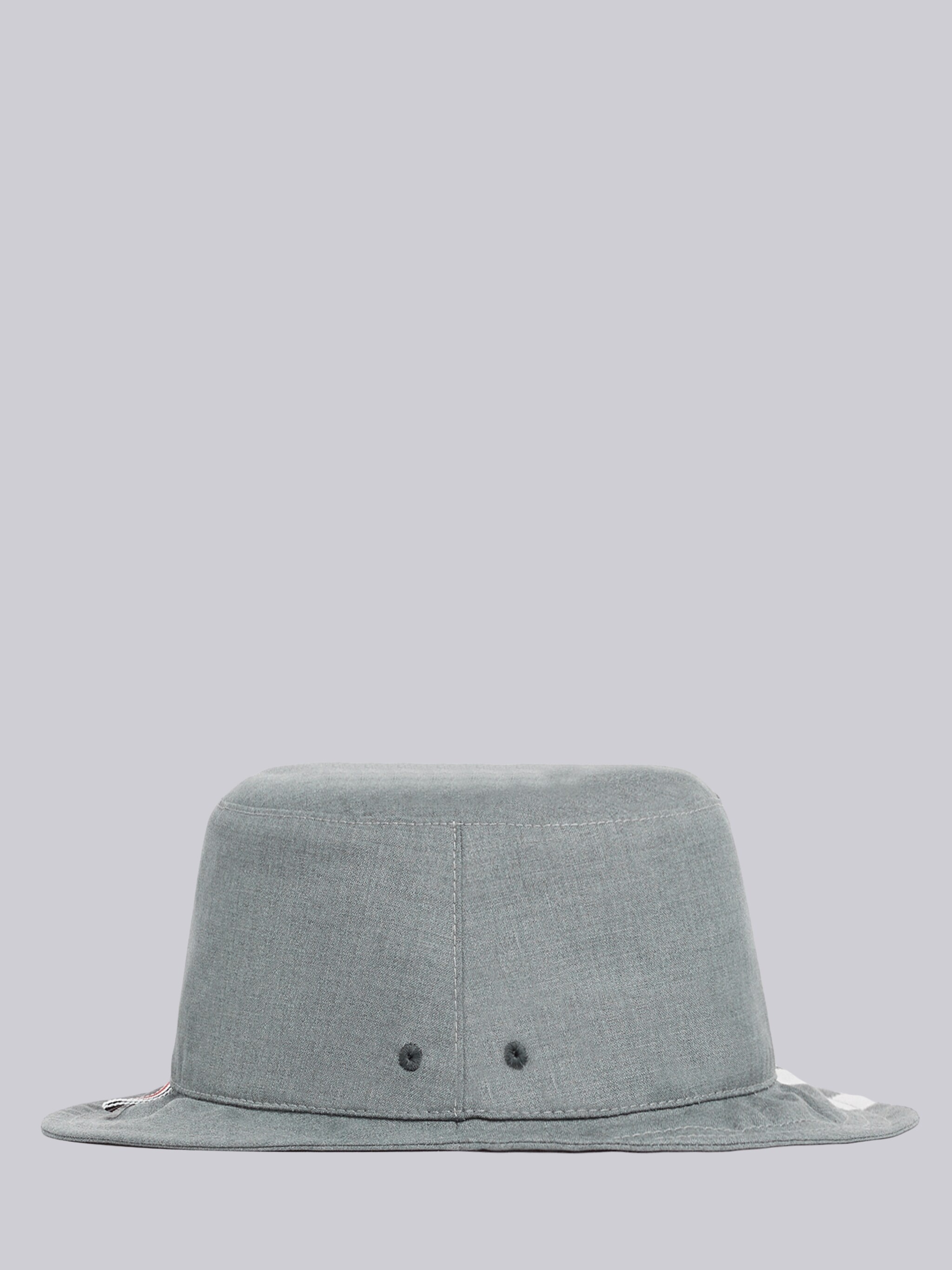 Medium Grey Classic 4-Bar Bucket Hat - 3